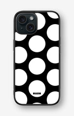 iPhone 15 Hard Case – Bold Dots - View 1