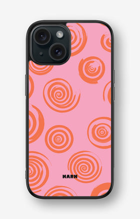 iPhone 15 Hard Case – Candy Swirl - View 1
