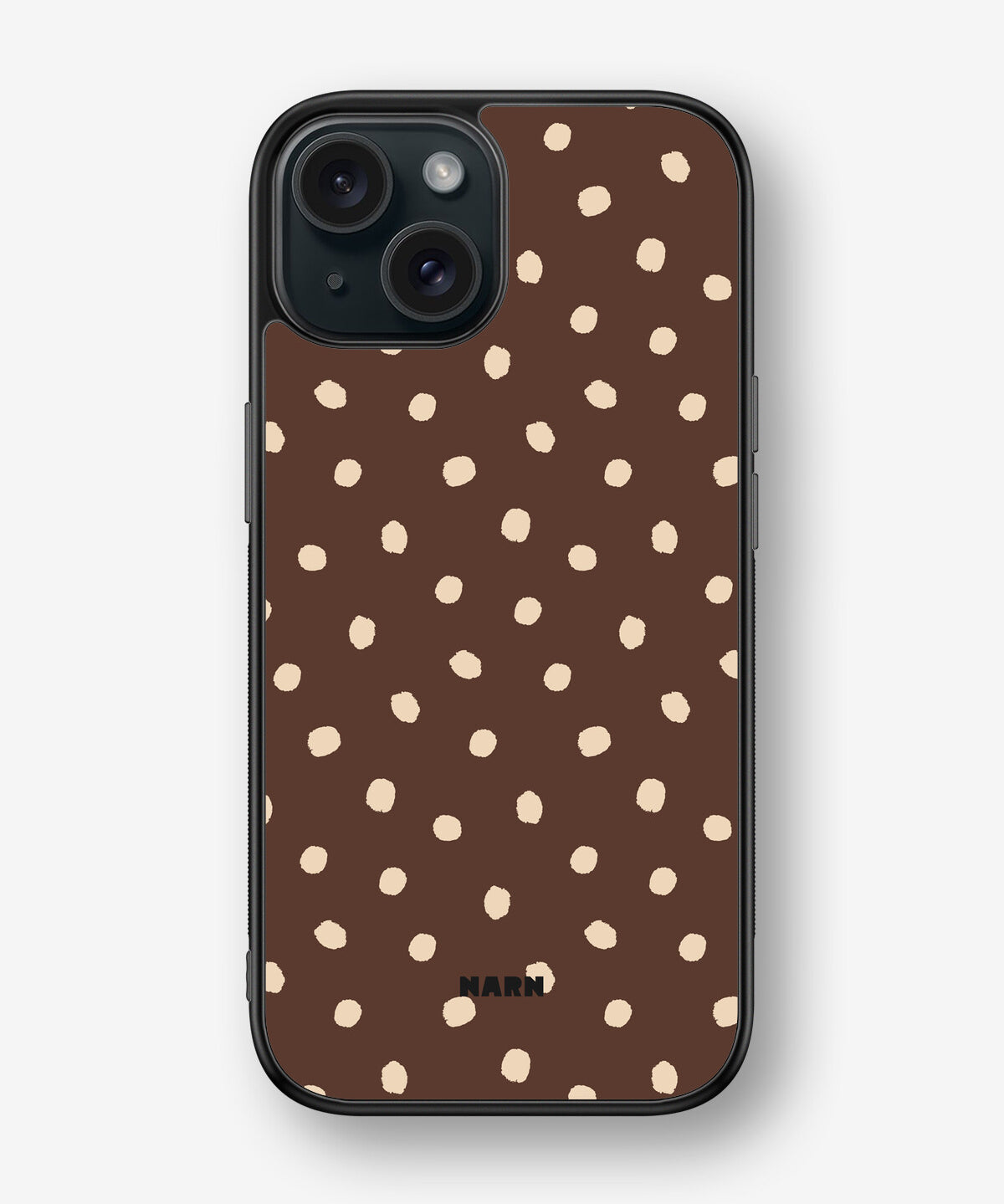 iPhone 15 Hard Case – Choco Dots - View 1