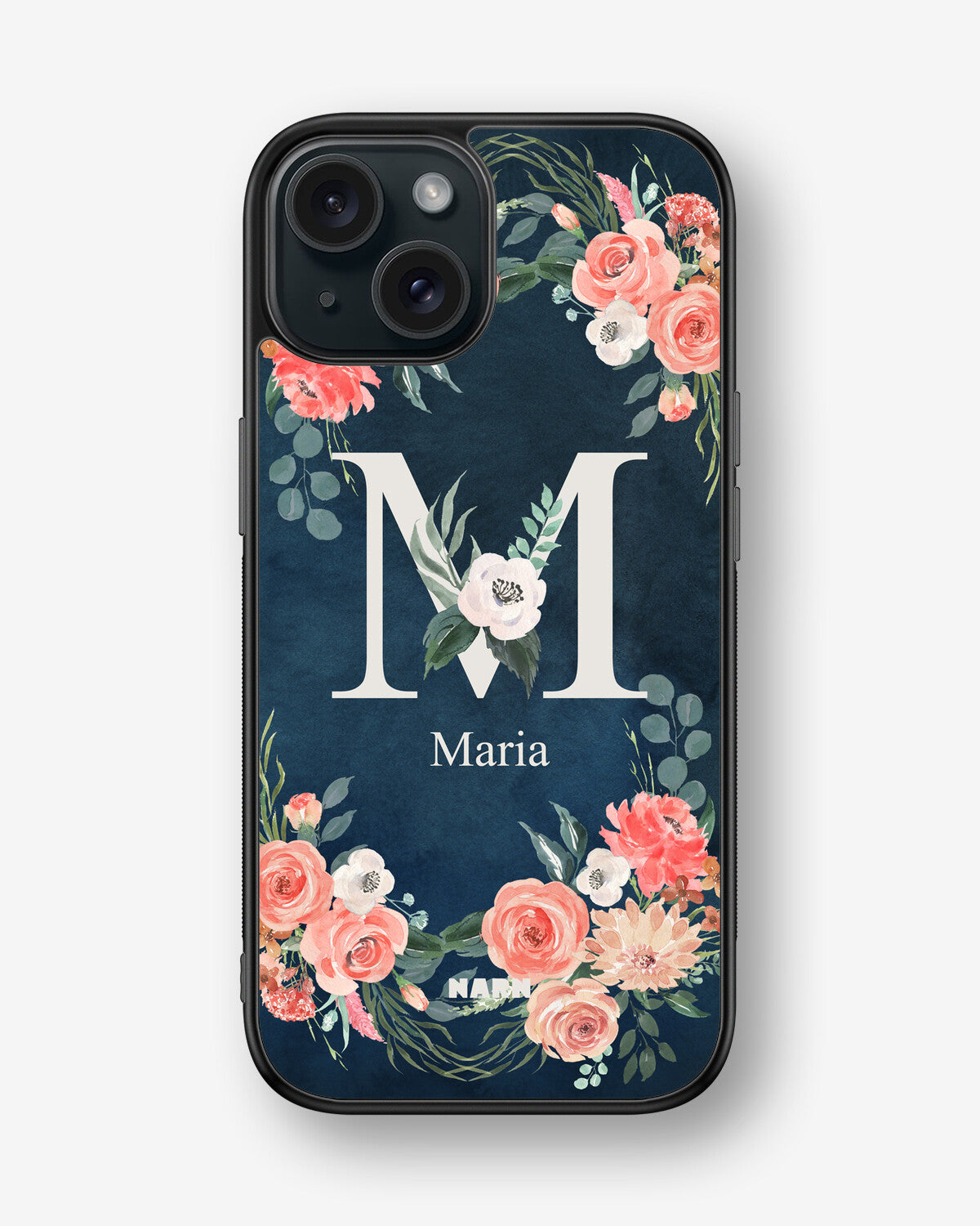 iPhone 15 Hard Case – Custom - Floral - View 1
