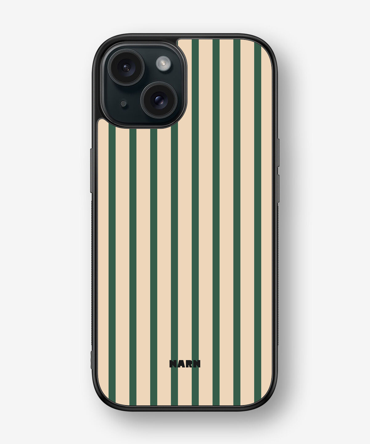 iPhone 15 Hard Case – Evergreen Stripe - View 1