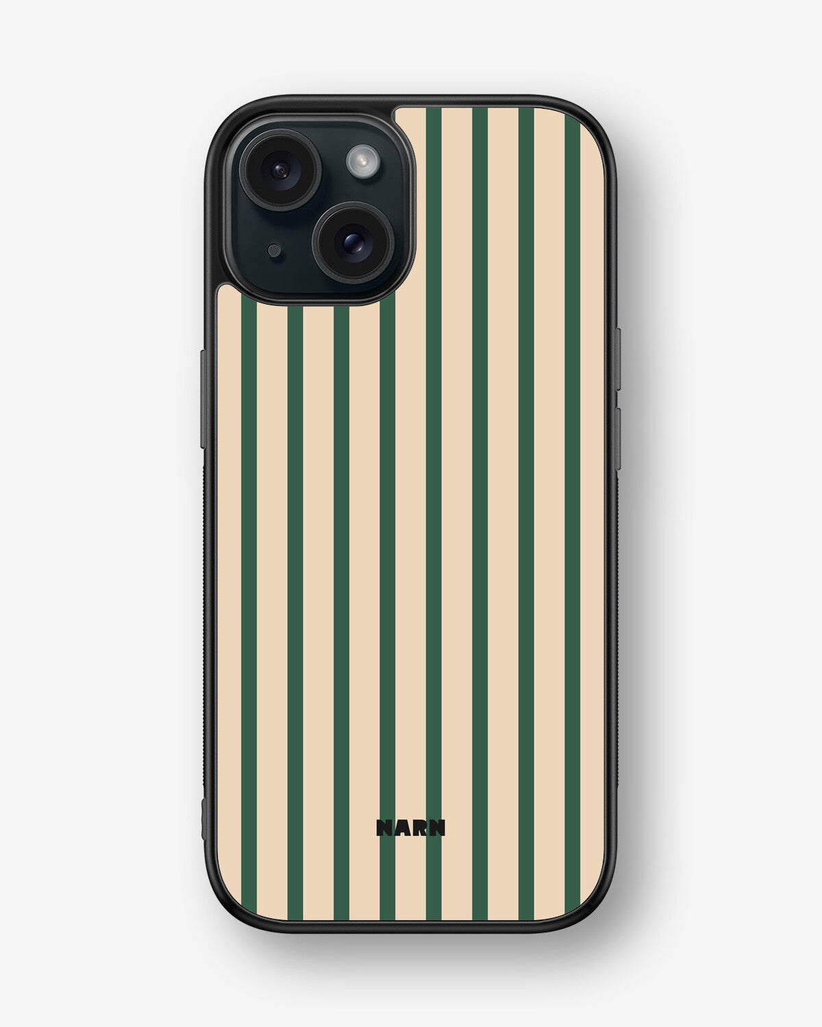 iPhone 15 Hard Case – Evergreen Stripe - View 1