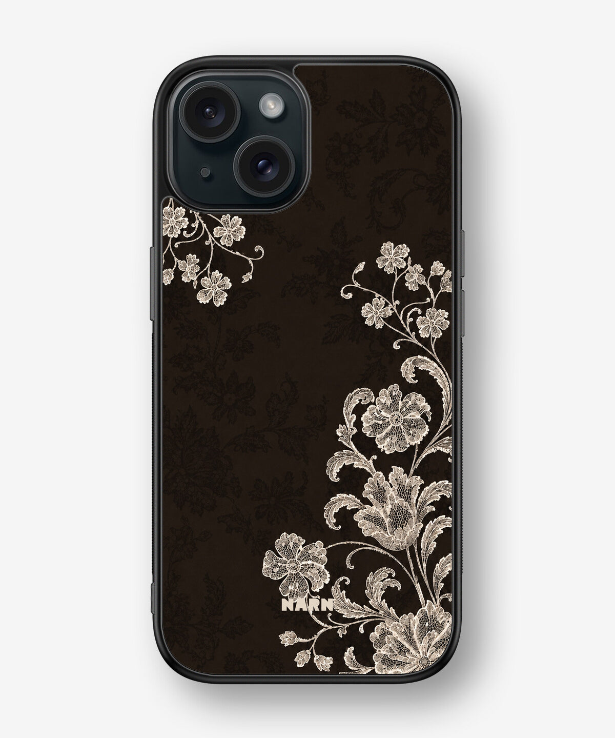 iPhone 15 Hard Case – Ivory Bloom - View 1