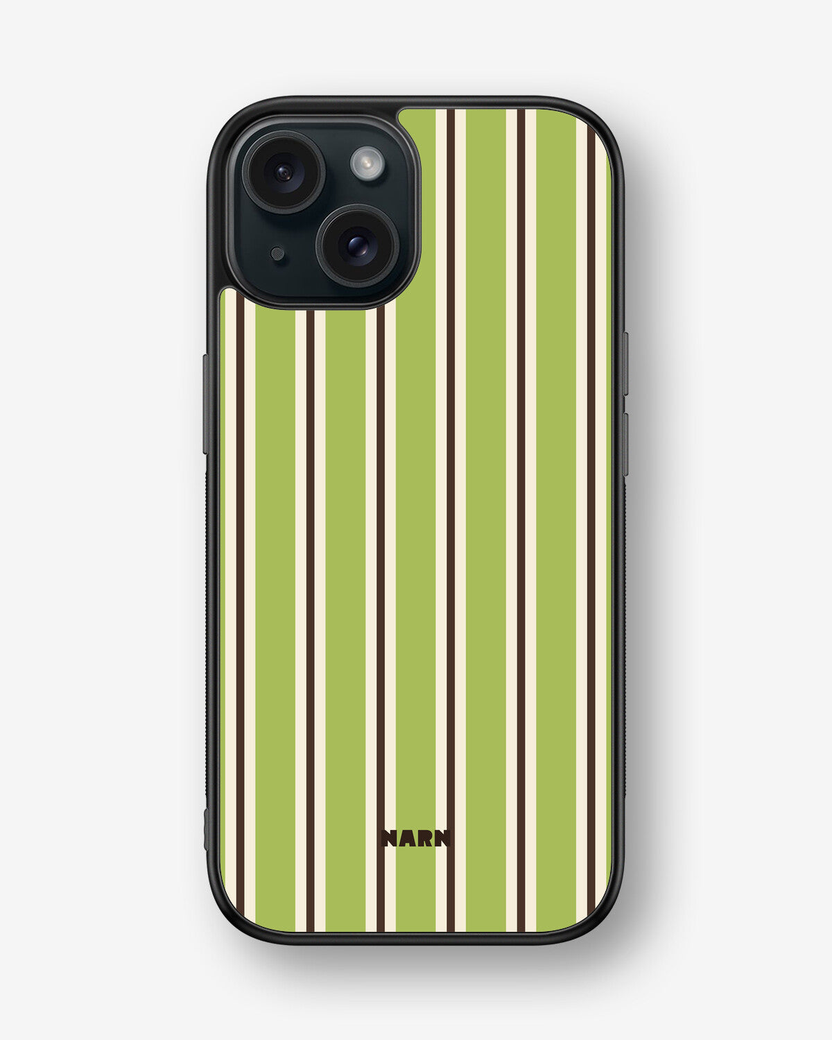 iPhone 15 Hard Case – Matcha Lines - View 1