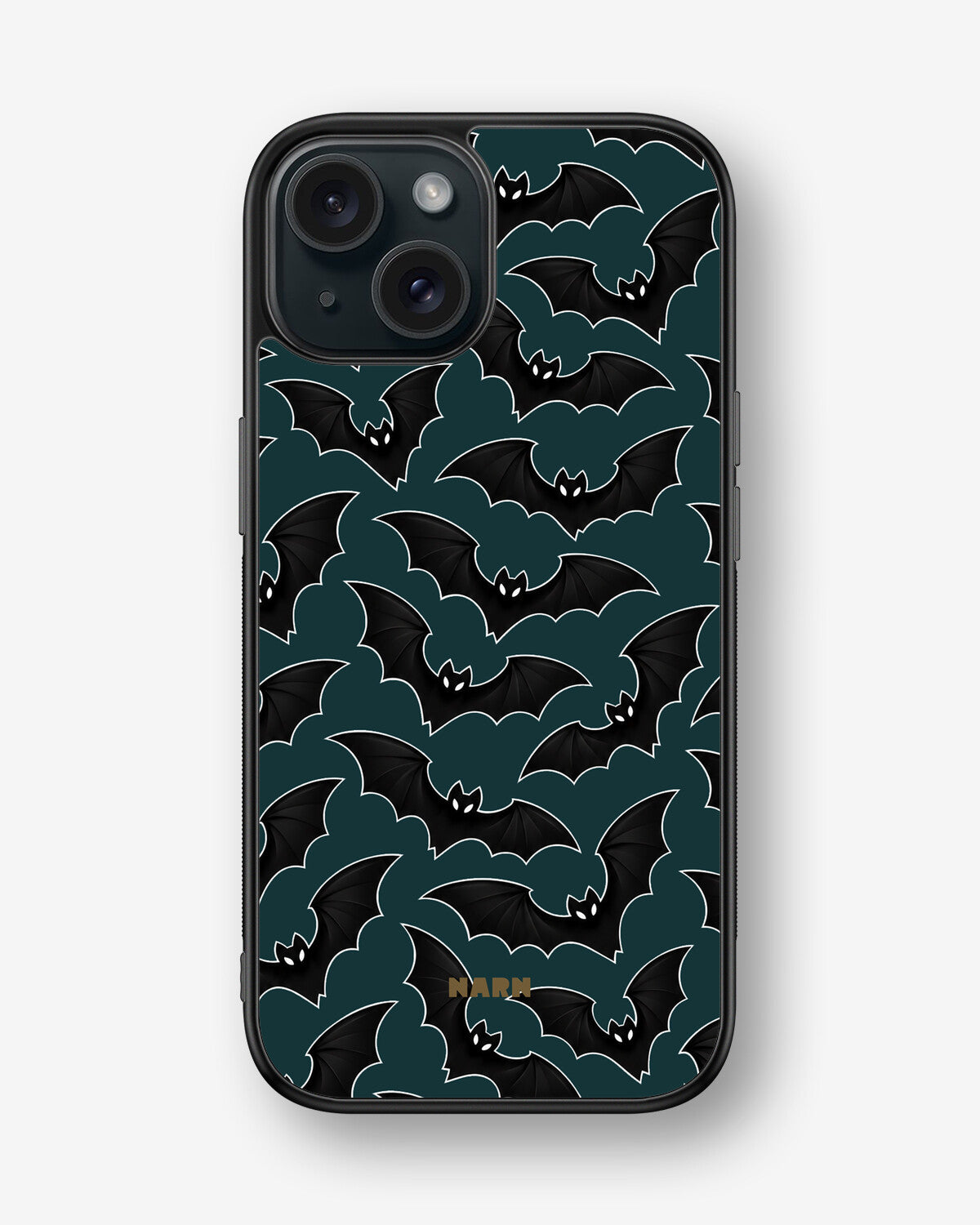 iPhone 15 Hard Case – Midnight Bats - View 1
