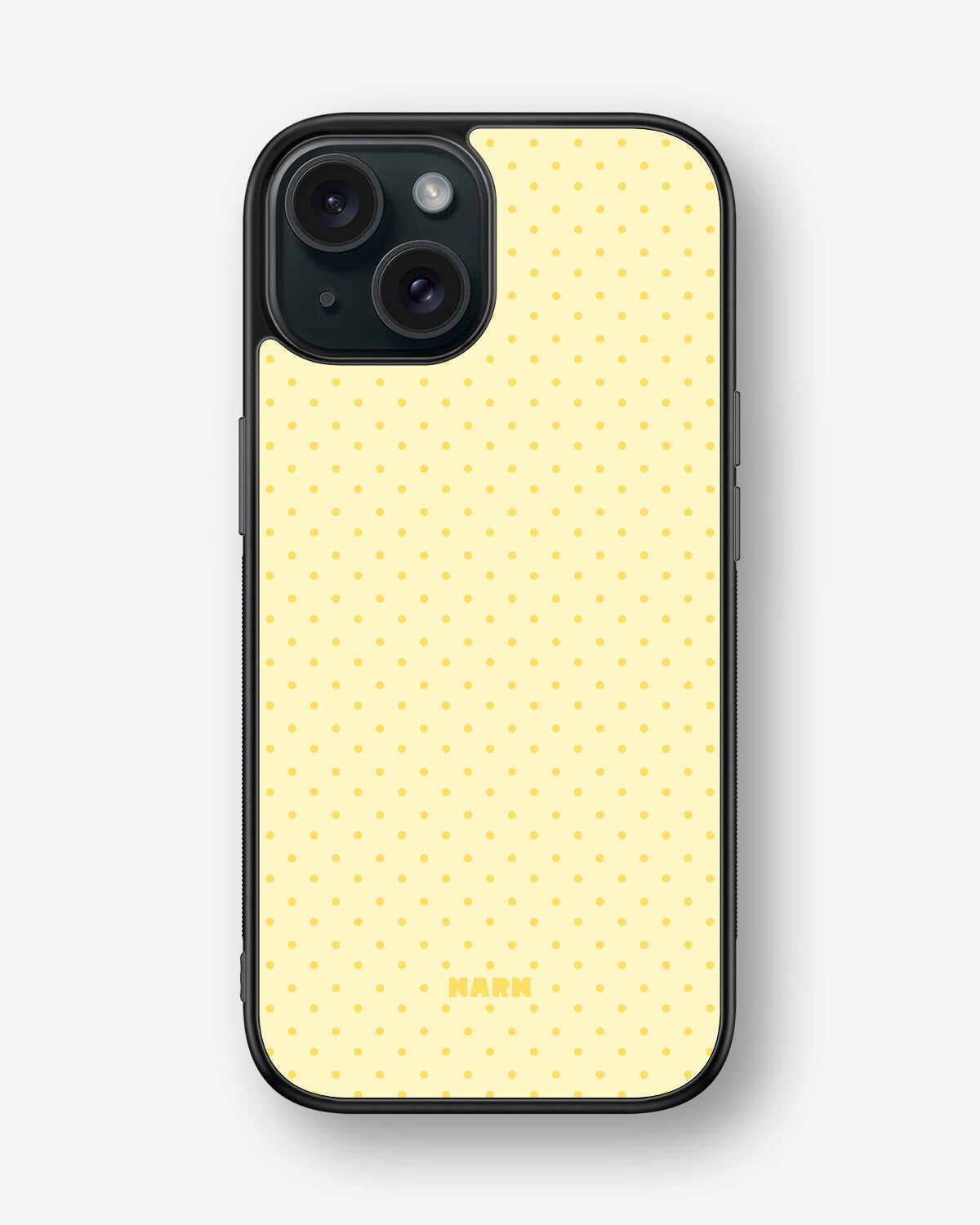 iPhone 15 Hard Case – Morning Dots - View 1