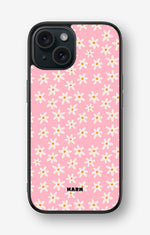 iPhone 15 Hard Case – Pink Daisy - View 1
