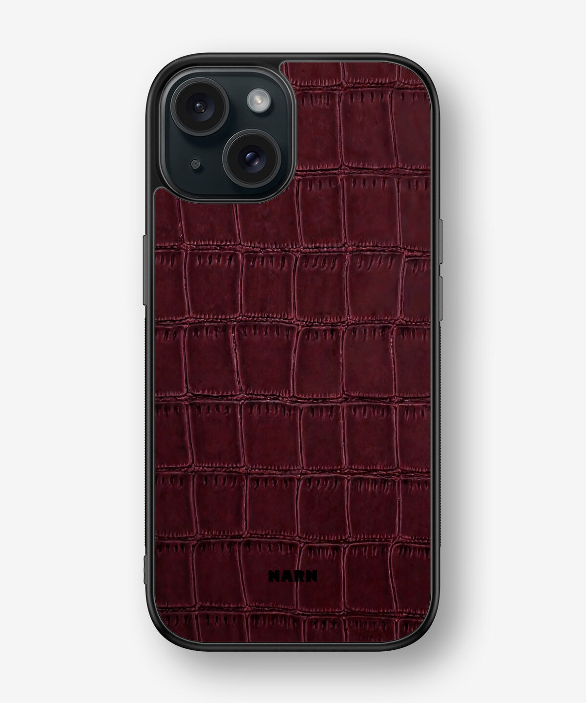 iPhone 15 Hard Case – Rouge Croc - View 1