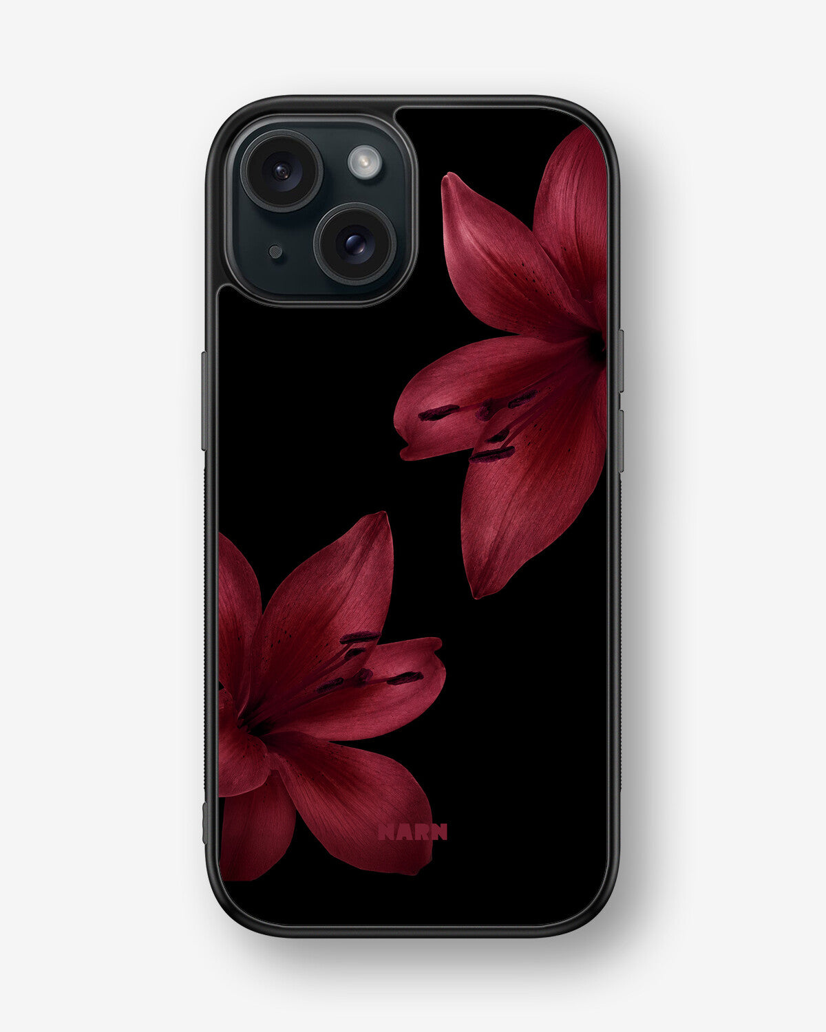 iPhone 15 Hard Case – Ruby Lily - View 1