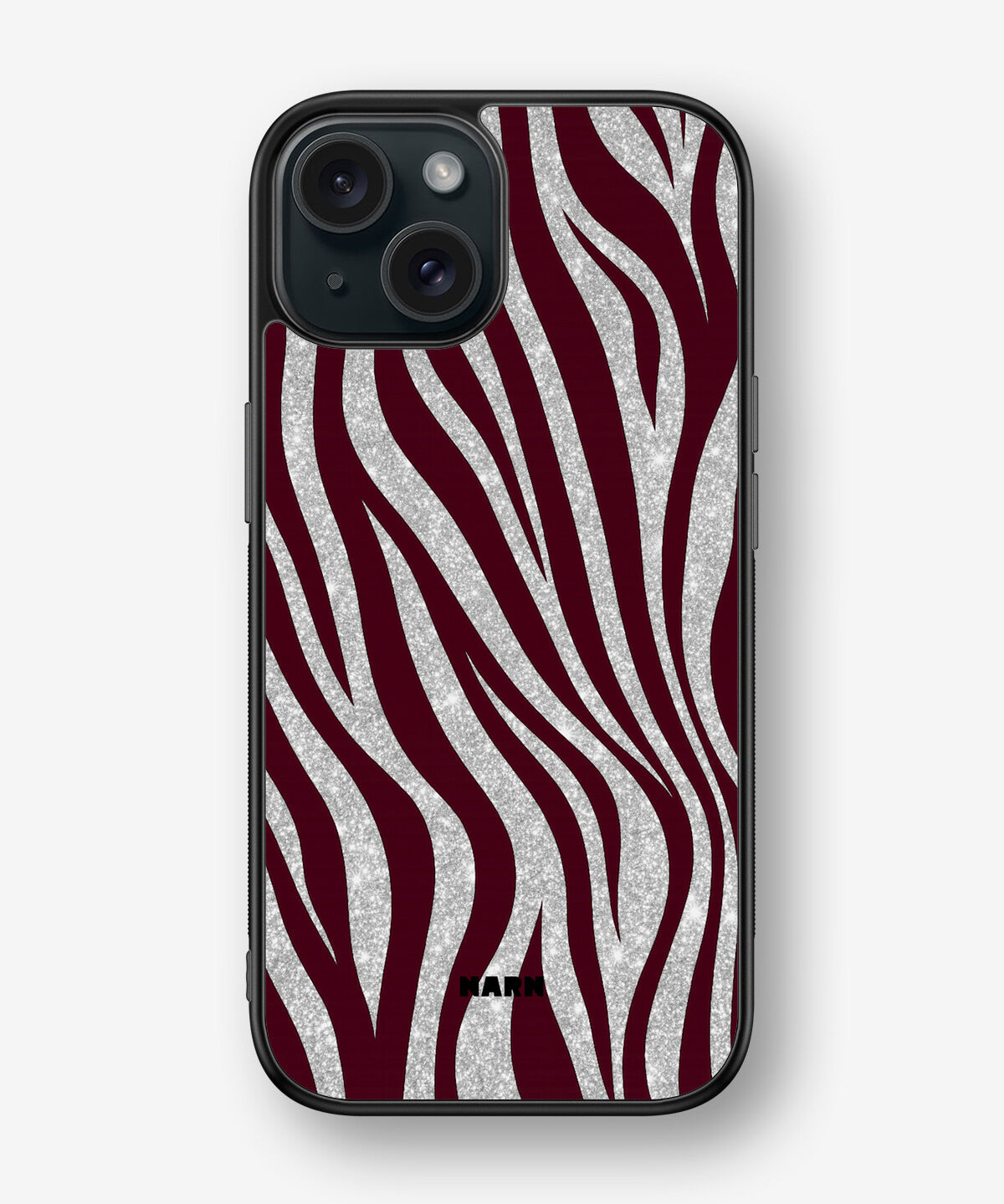 iPhone 15 Hard Case – Velvet Zebra - View 1