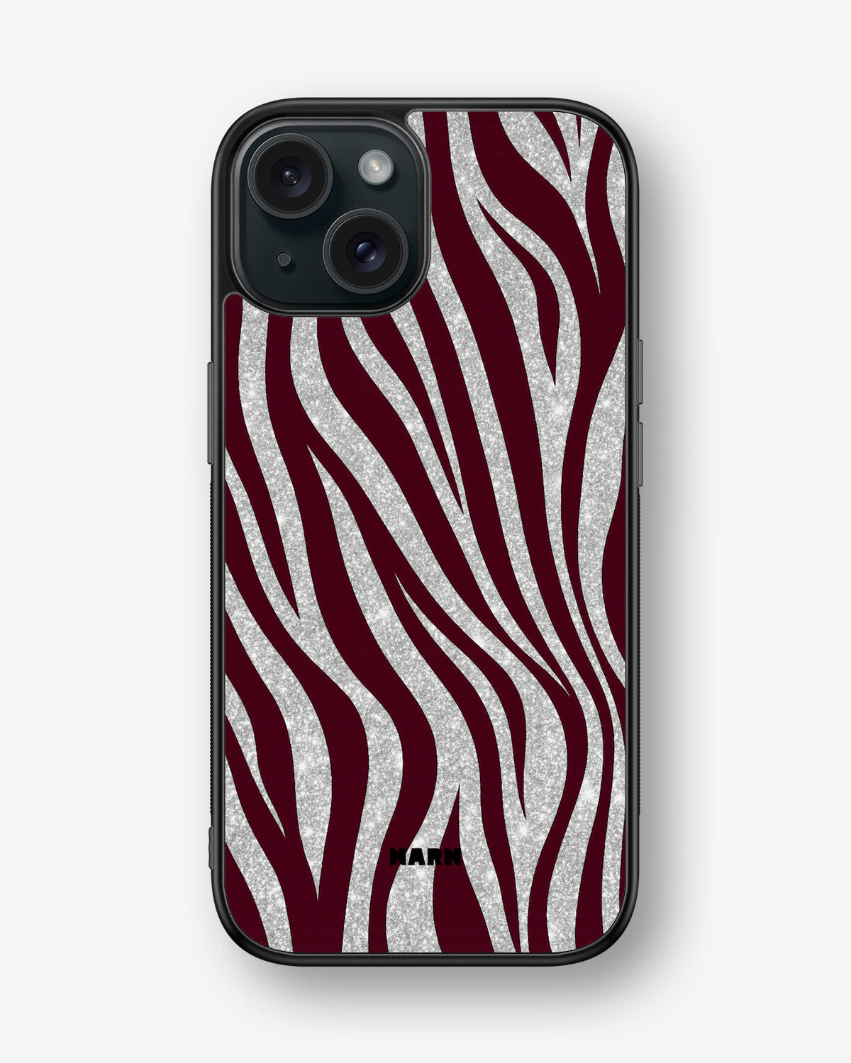iPhone 15 Hard Case – Velvet Zebra - View 1
