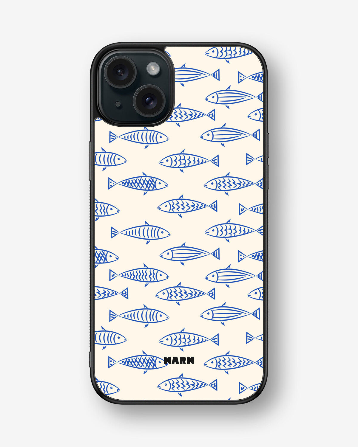 iPhone 15 Plus Hard Case – Blue Catch - View 1