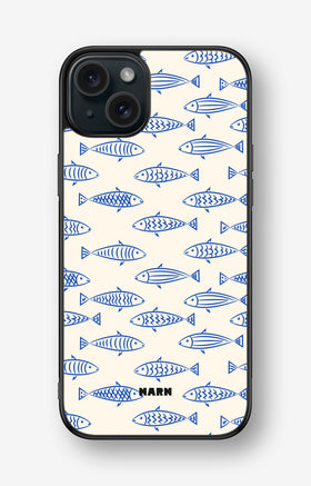 iPhone 15 Plus Hard Case – Blue Catch - View 1