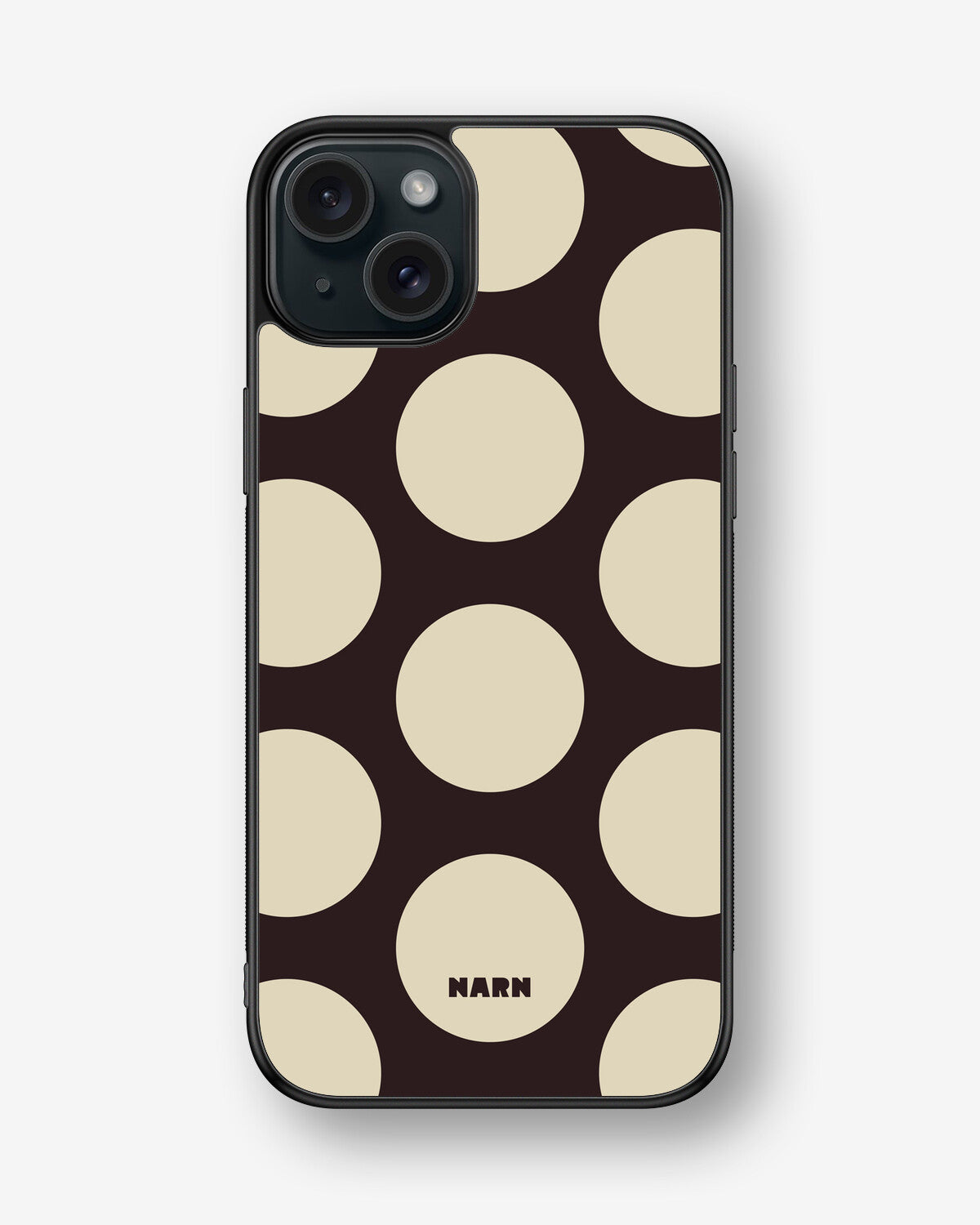 iPhone 15 Plus Hard Case – Bold Dots - View 1