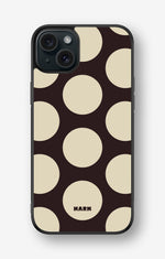 iPhone 15 Plus Hard Case – Bold Dots - View 1