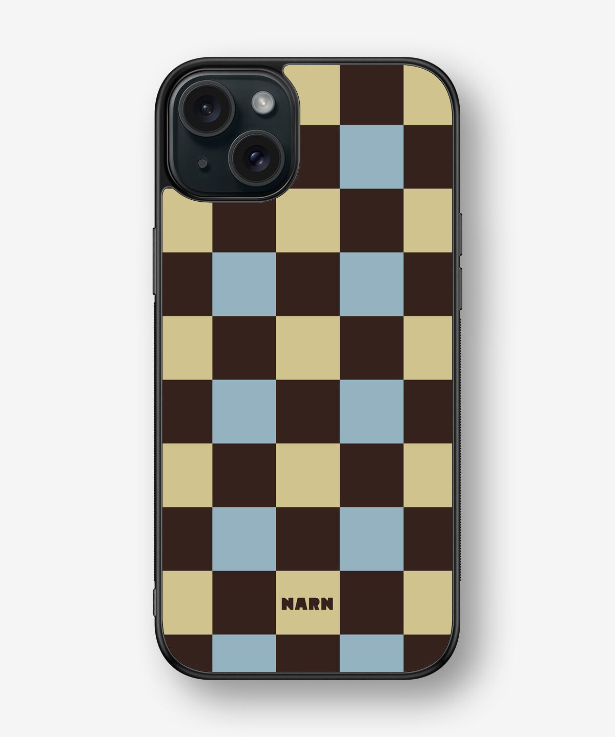 iPhone 15 Plus Hard Case – Butter Check - View 1