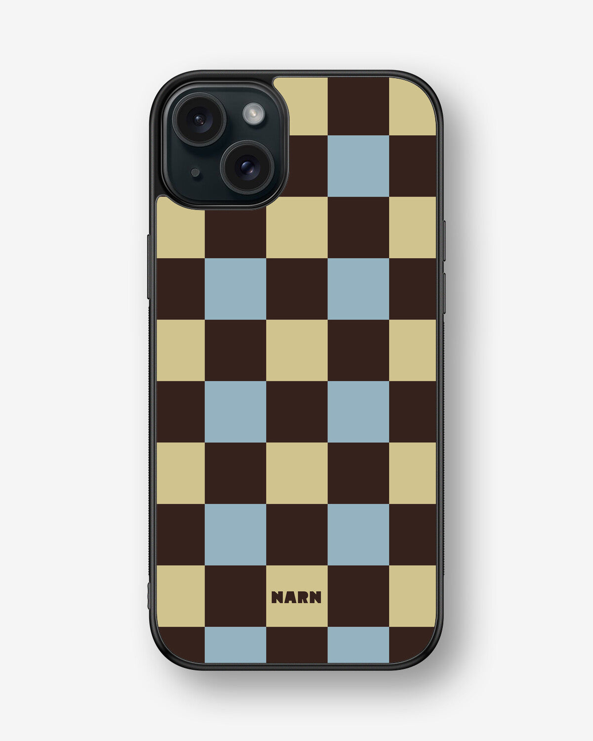iPhone 15 Plus Hard Case – Butter Check - View 1