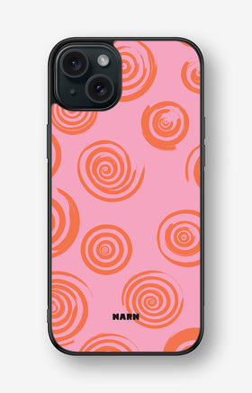 iPhone 15 Plus Hard Case – Candy Swirl - View 1