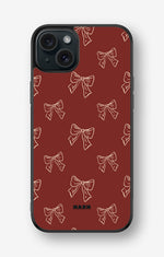 iPhone 15 Plus Hard Case – Cherry Bows - View 1