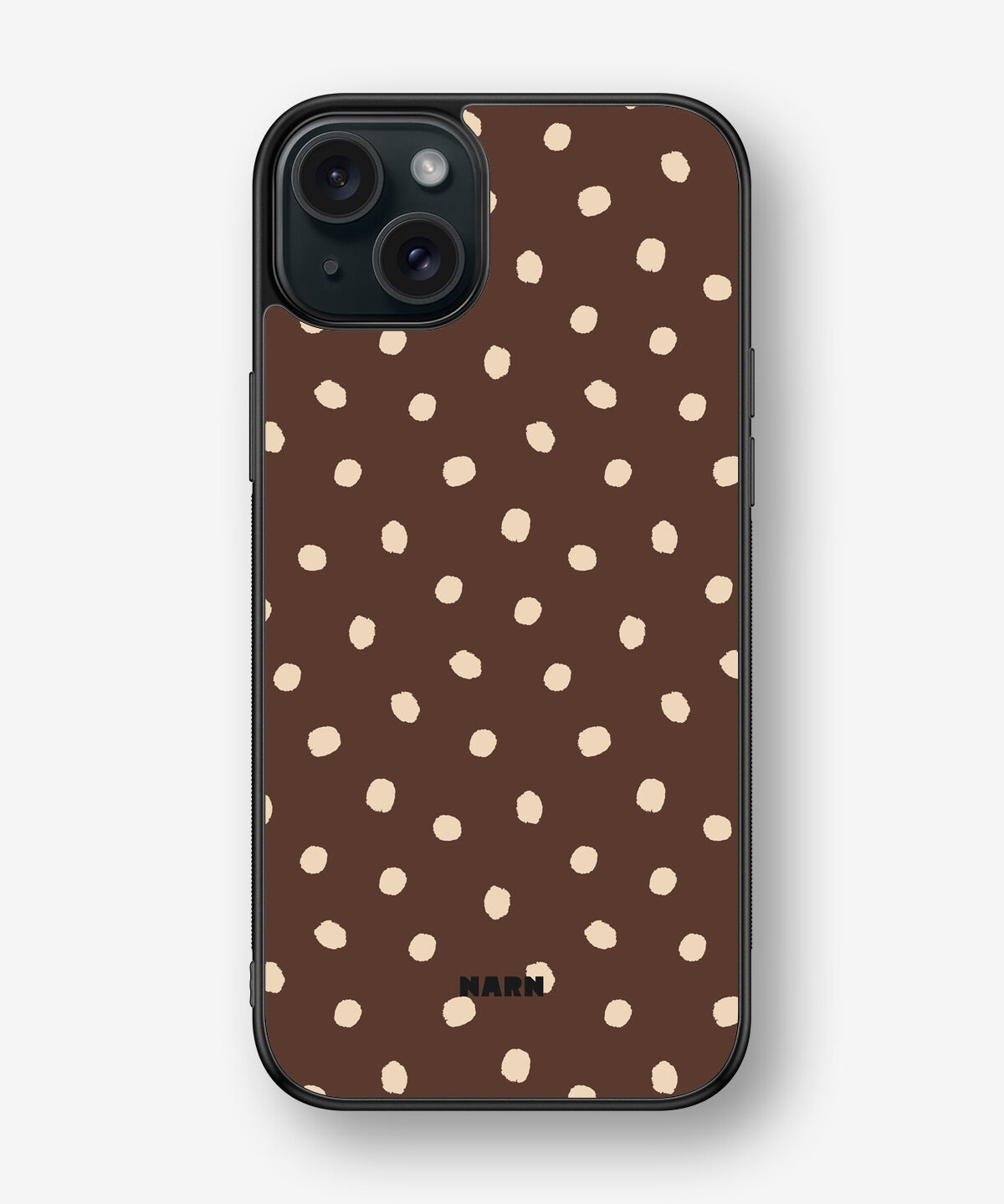 iPhone 15 Plus Hard Case – Choco Dots - View 1