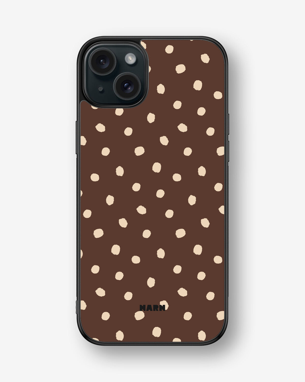 iPhone 15 Plus Hard Case – Choco Dots - View 1