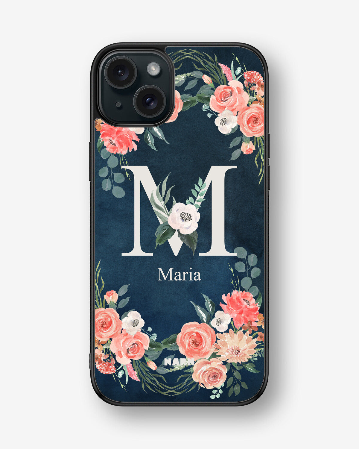 iPhone 15 Plus Hard Case – Custom - Floral - View 1