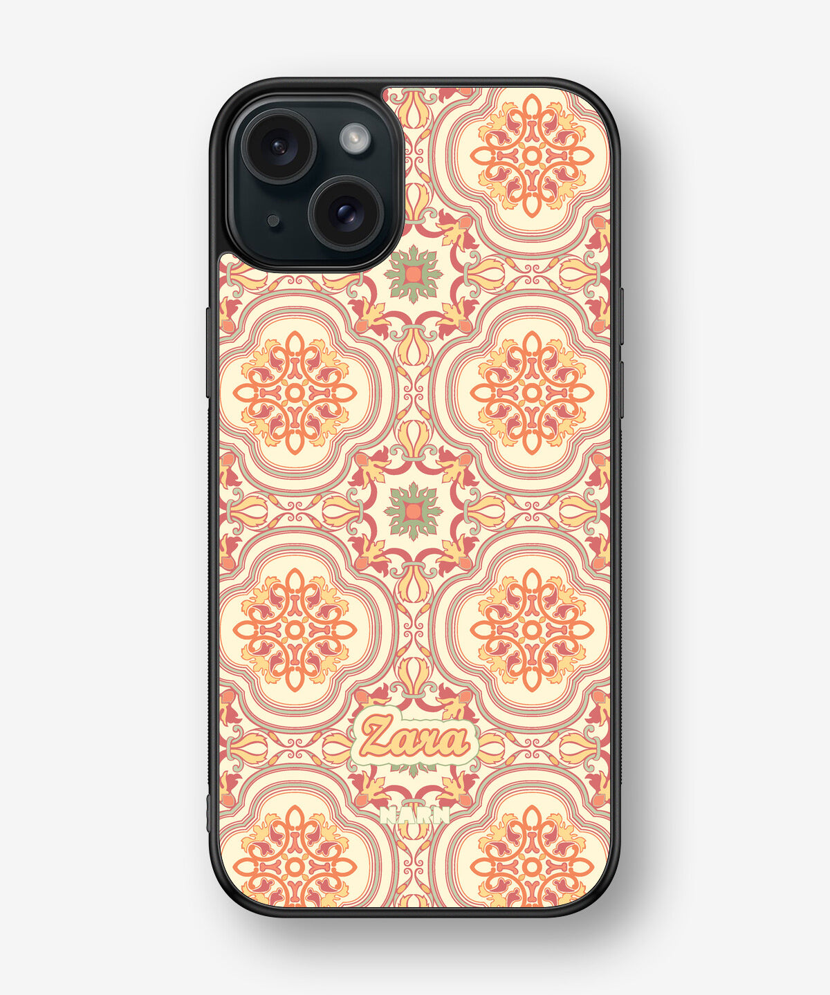 iPhone 15 Plus Hard Case – Custom - Moroccan  - View 1