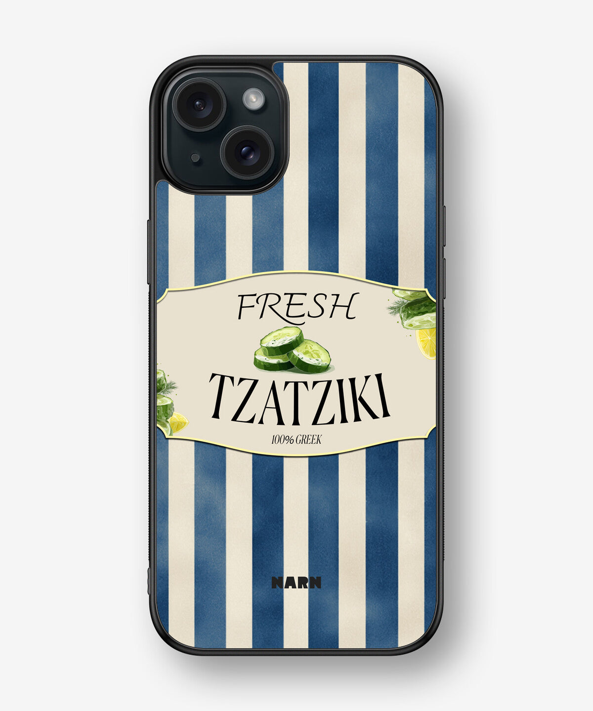 iPhone 15 Plus Hard Case – Greek Blues - View 1