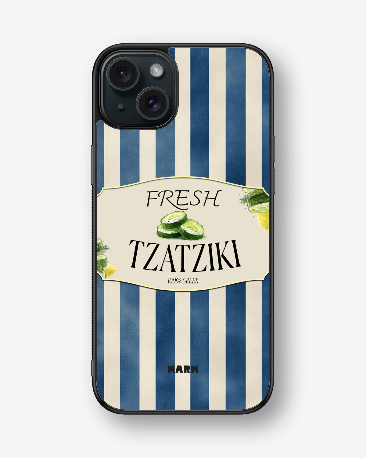 iPhone 15 Plus Hard Case – Greek Blues - View 1