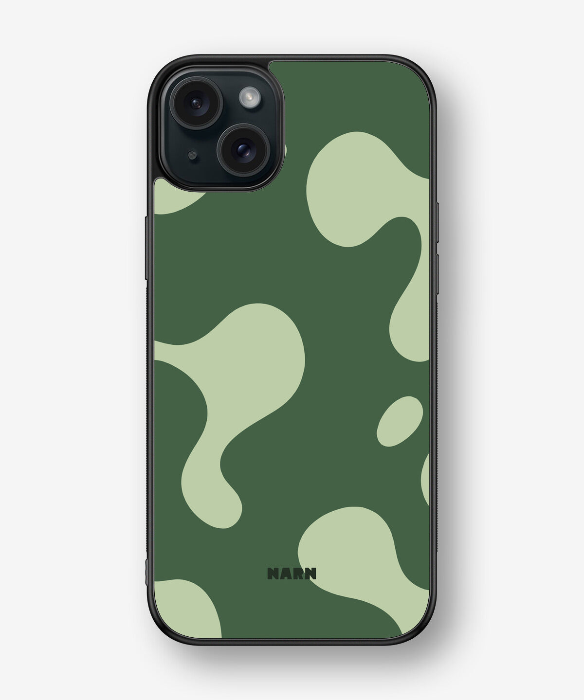 iPhone 15 Plus Hard Case – Green Blend - View 1