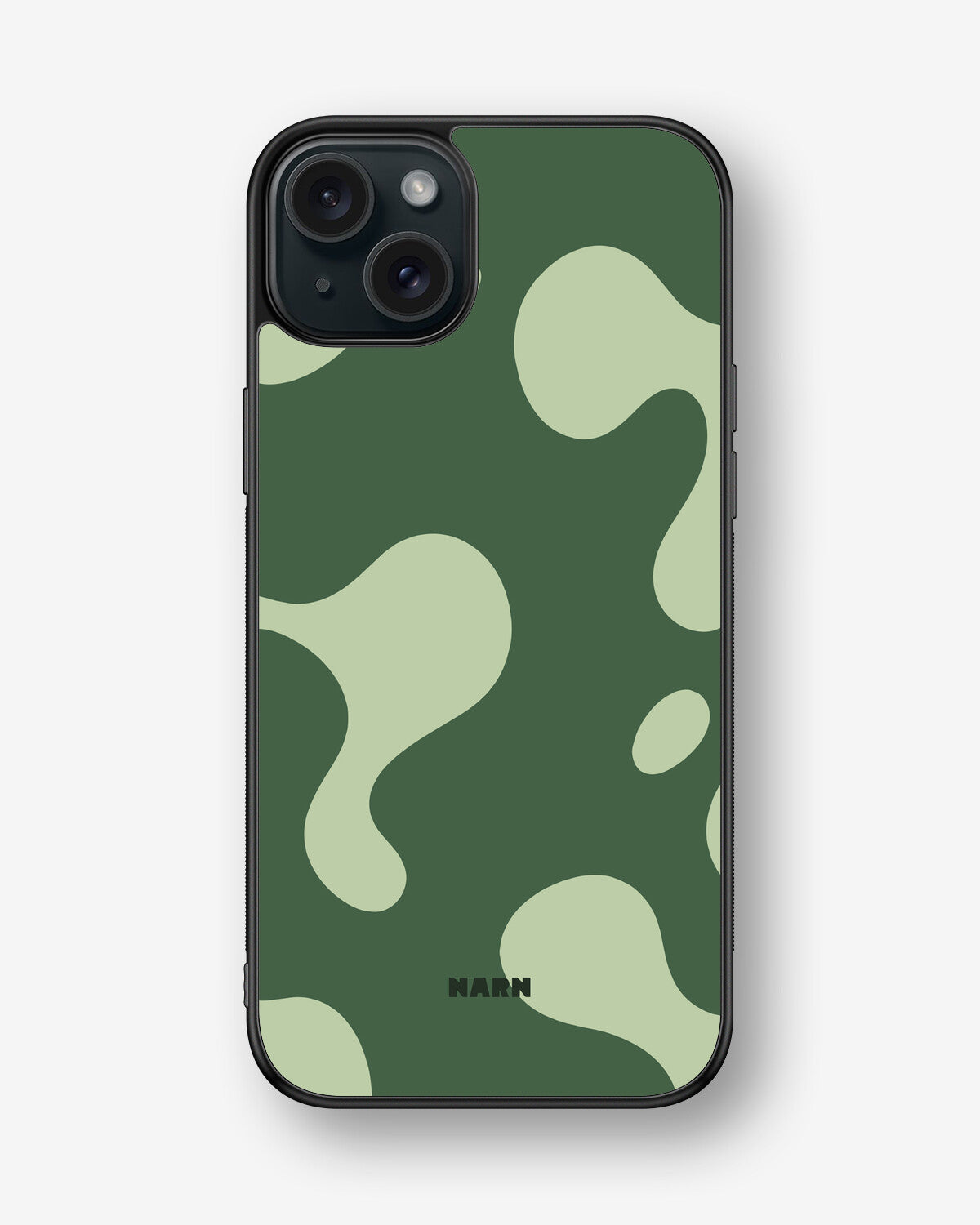 iPhone 15 Plus Hard Case – Green Blend - View 1