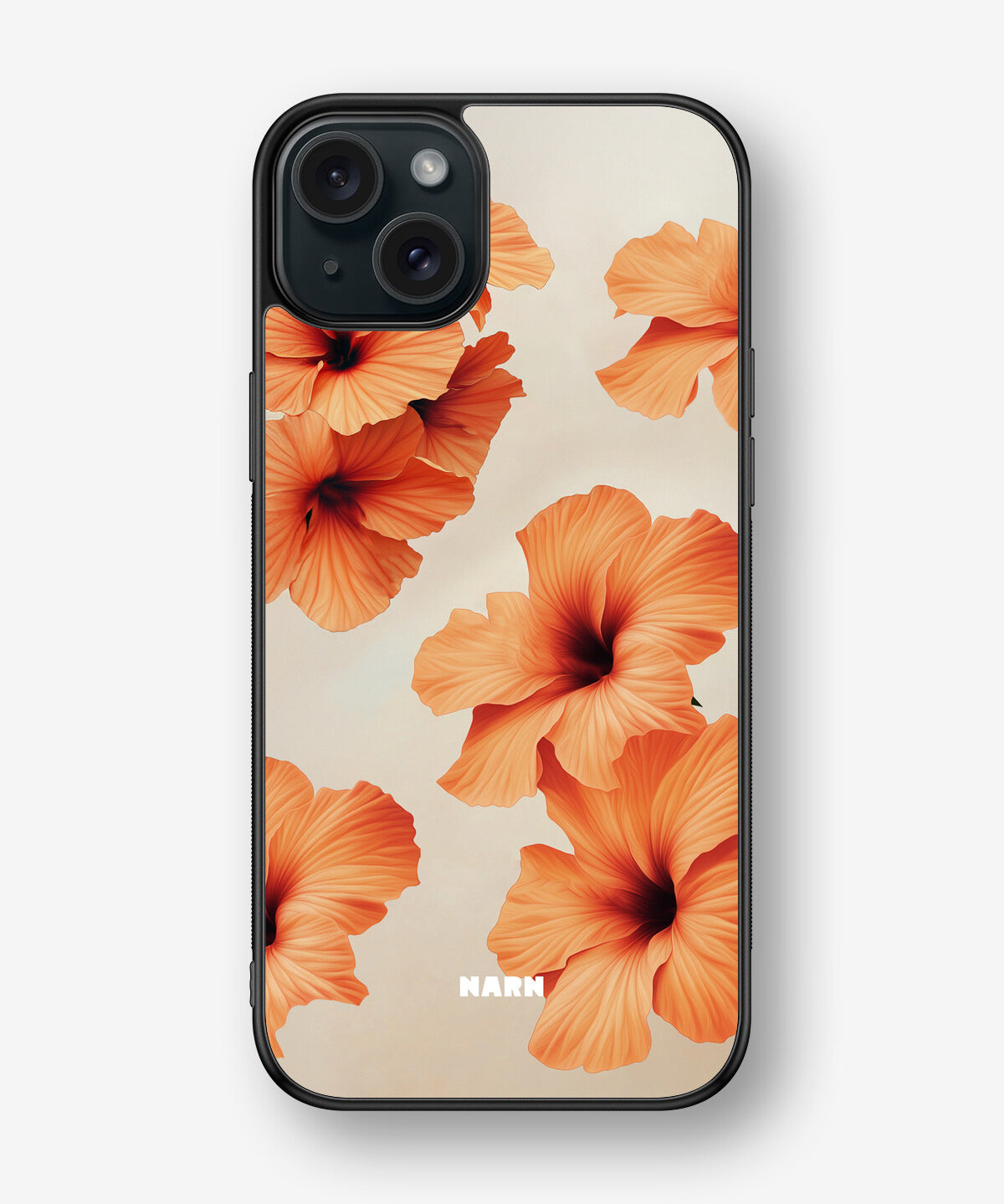 iPhone 15 Plus Hard Case – Hibiscus Dreams - View 1