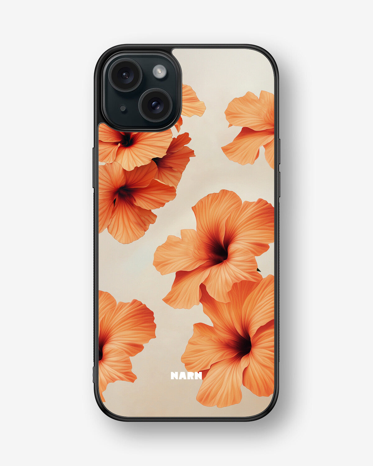 iPhone 15 Plus Hard Case – Hibiscus Dreams - View 1