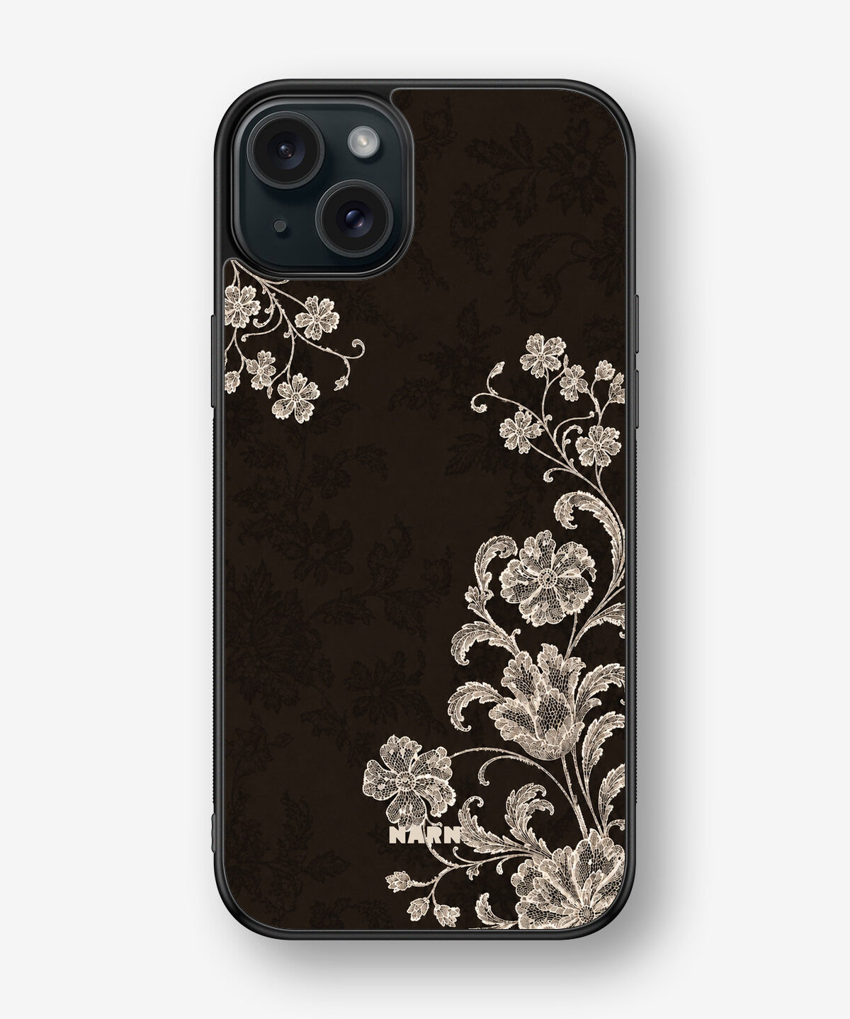 iPhone 15 Plus Hard Case – Ivory Bloom - View 1