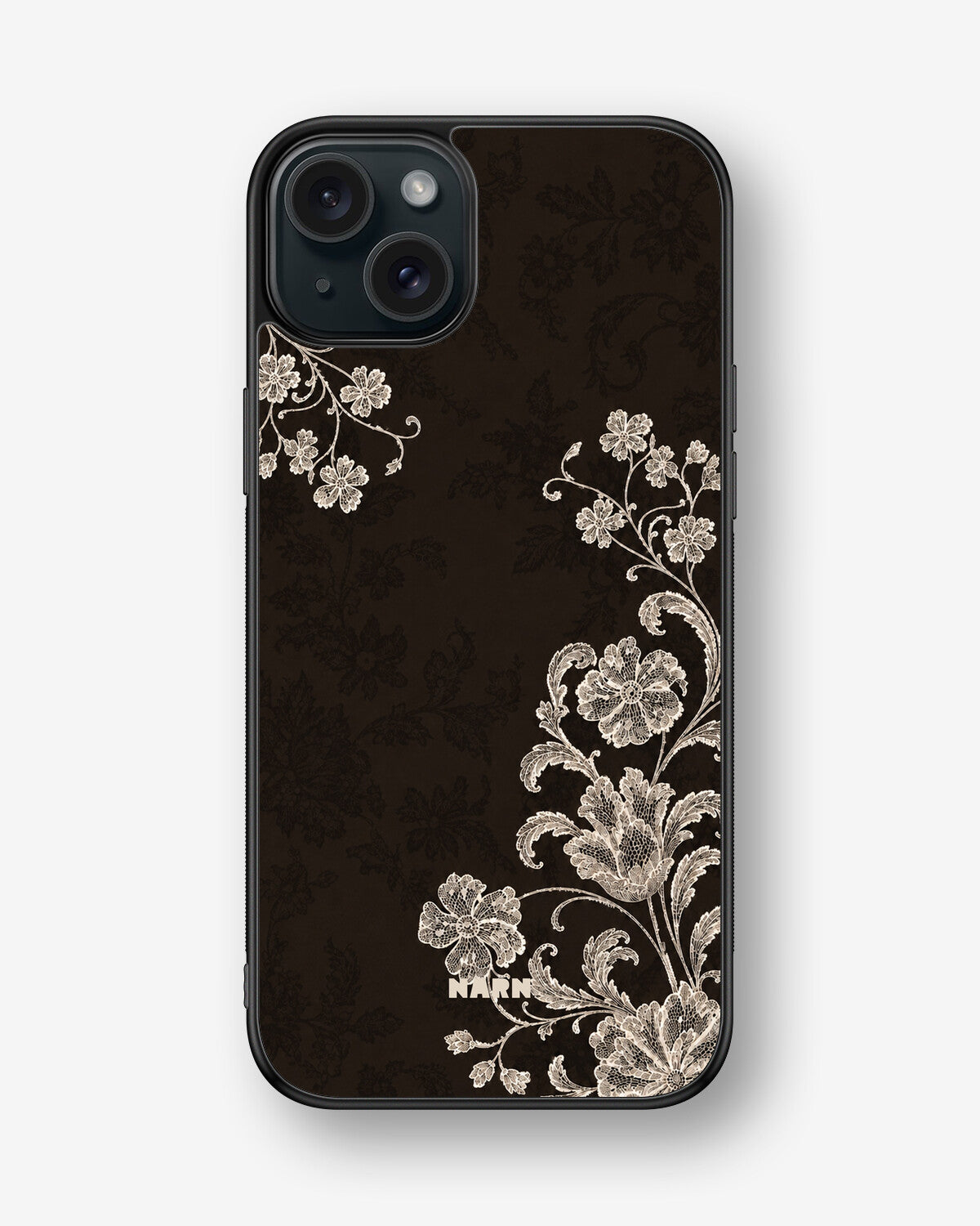 iPhone 15 Plus Hard Case – Ivory Bloom - View 1