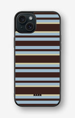 iPhone 15 Plus Hard Case – Latte Lines - View 1