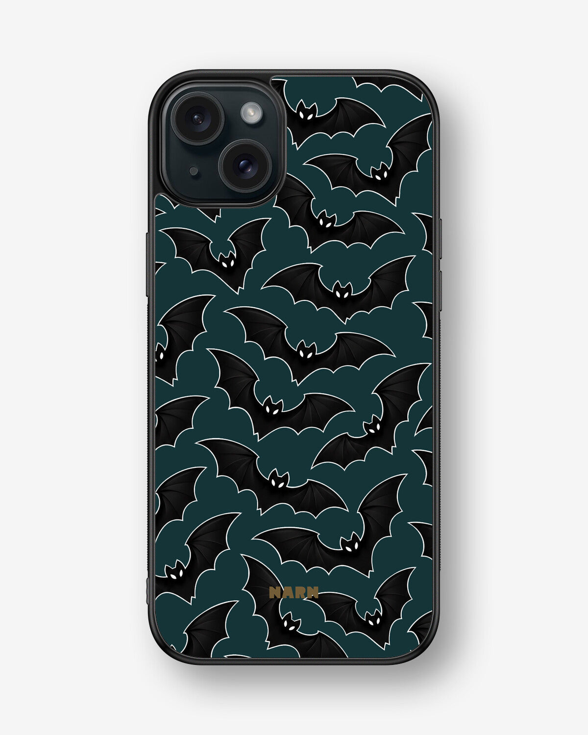 iPhone 15 Plus Hard Case – Midnight Bats - View 1