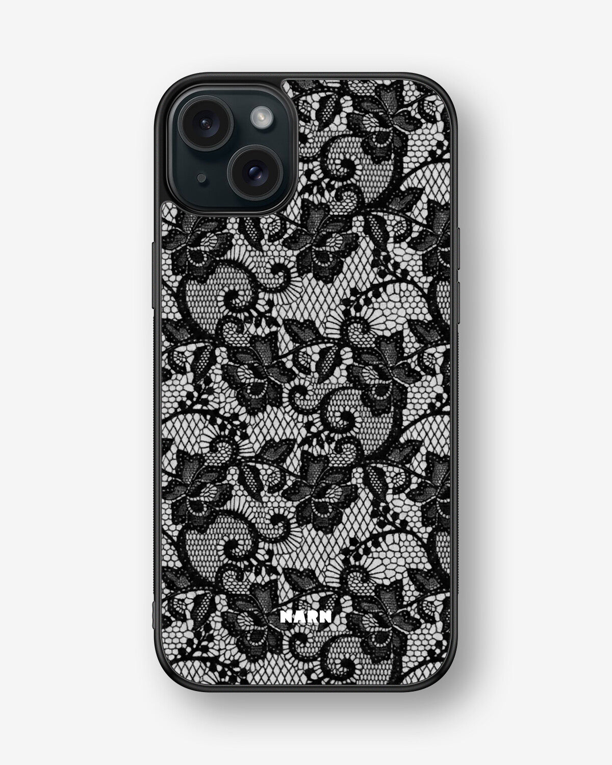 iPhone 15 Plus Hard Case – Midnight Lace - View 1