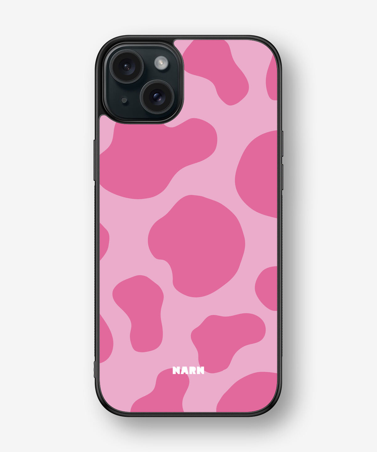 iPhone 15 Plus Hard Case – Pink Moo - View 1