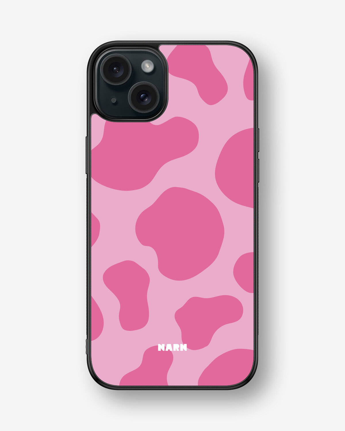iPhone 15 Plus Hard Case – Pink Moo - View 1