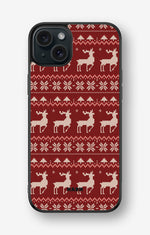 iPhone 15 Plus Hard Case – Reindeer Knit - View 1