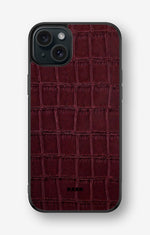 iPhone 15 Plus Hard Case – Rouge Croc - View 1