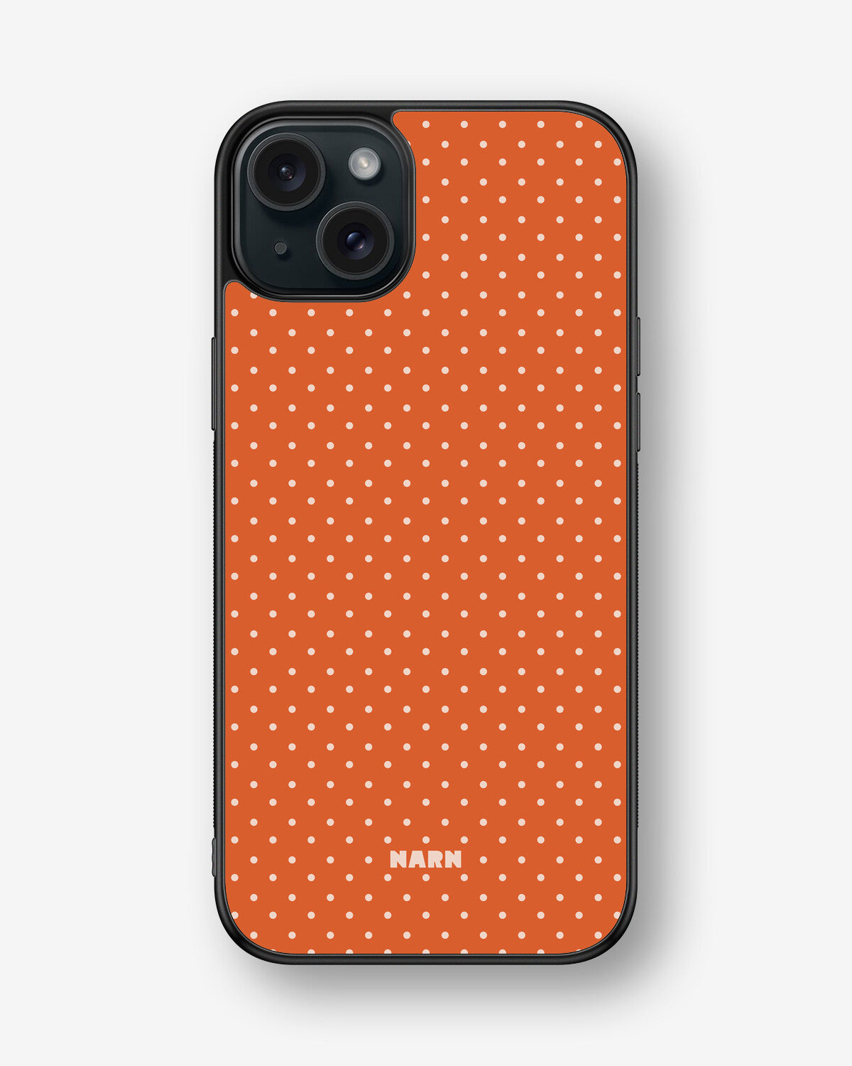 iPhone 15 Plus Hard Case – Sunrise Dots - View 1