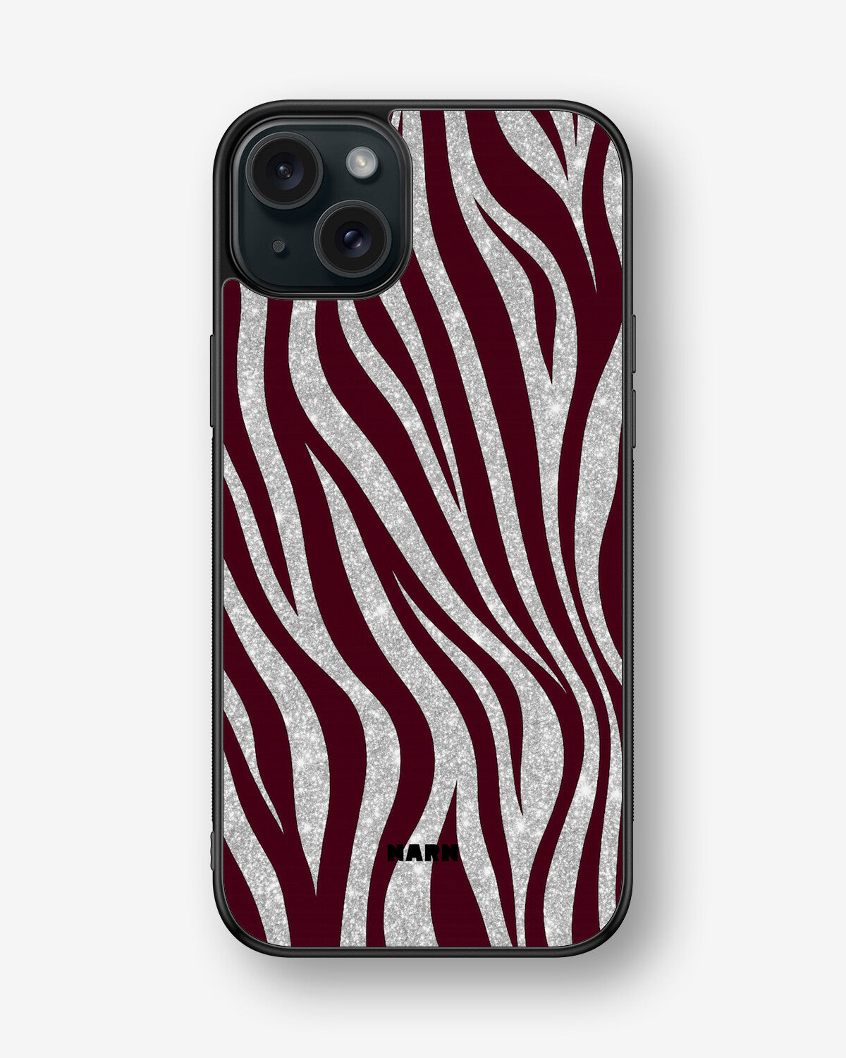 iPhone 15 Plus Hard Case – Velvet Zebra - View 1