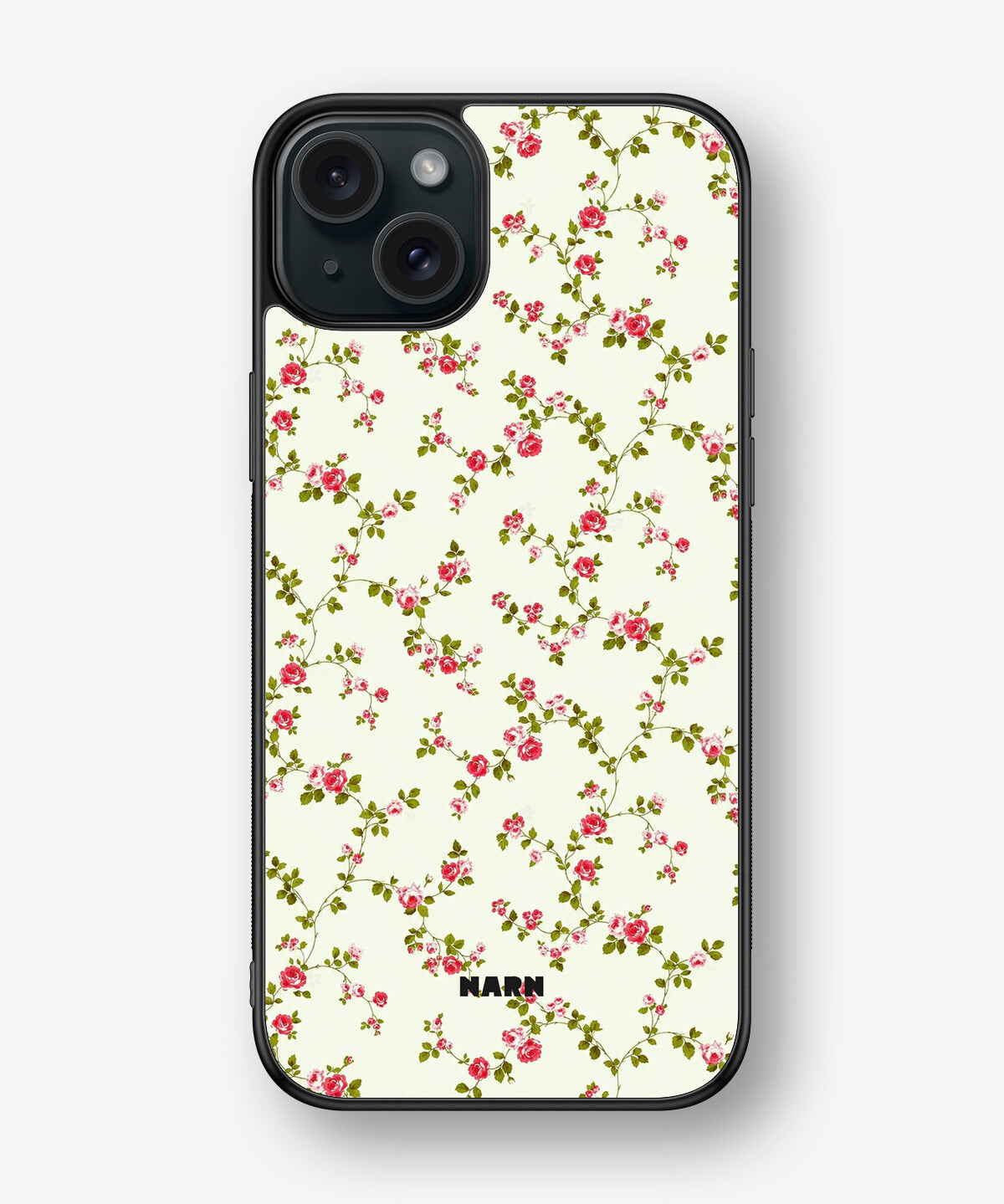 iPhone 15 Plus Hard Case – Vintage Rose - View 1