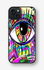 iPhone 15 Plus Hard Case – Abstract Eye - View 1