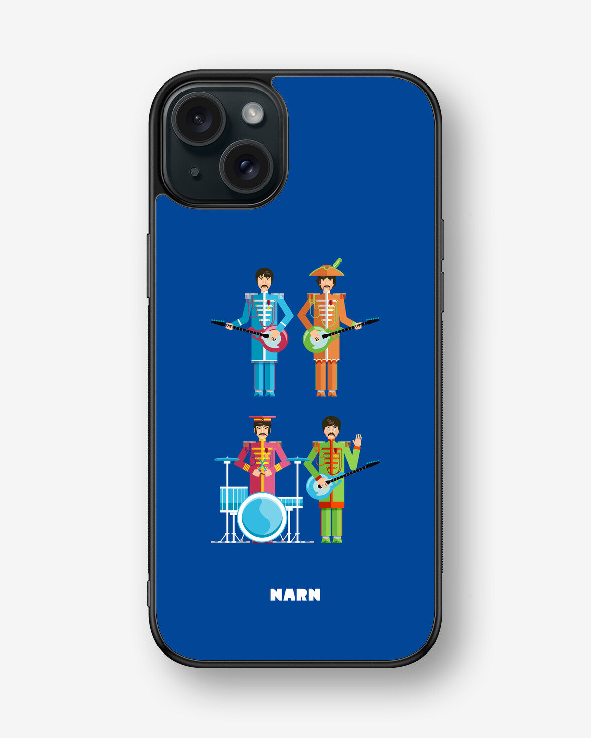 iPhone 15 Plus Hard Case – Beatles Blue - View 1
