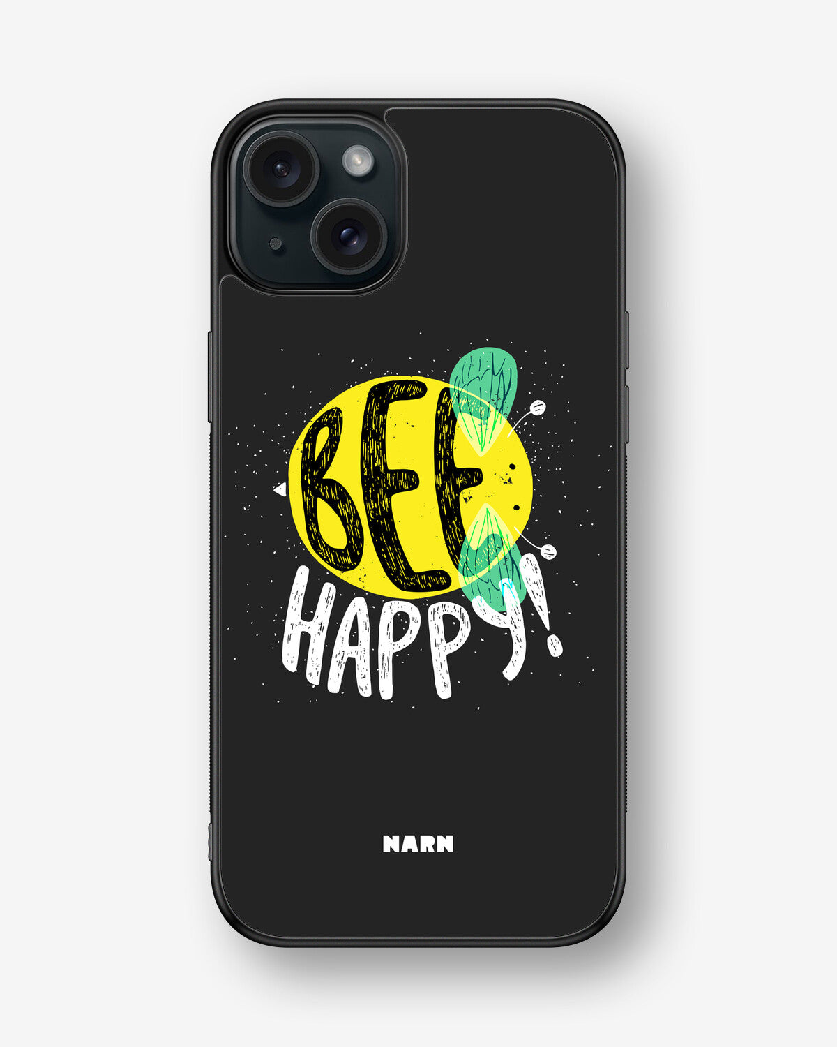 iPhone 15 Plus Hard Case – BEE Happy - View 1