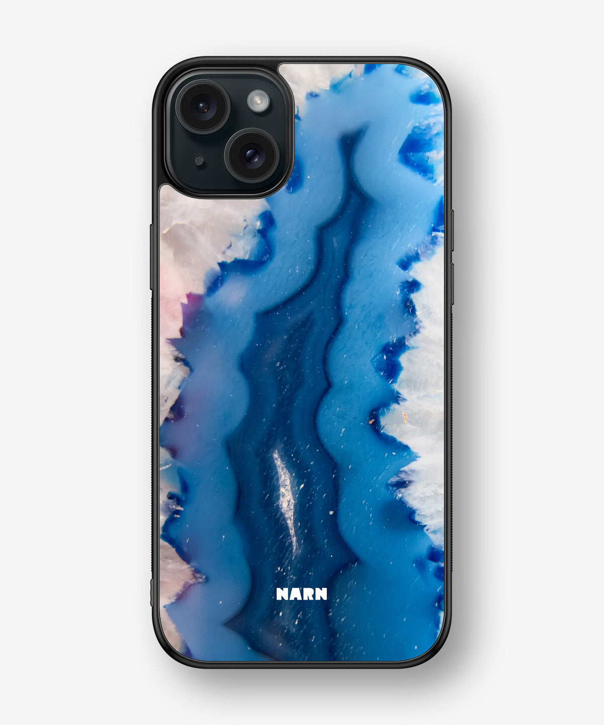 iPhone 15 Plus Hard Case – Blue Agate - View 1