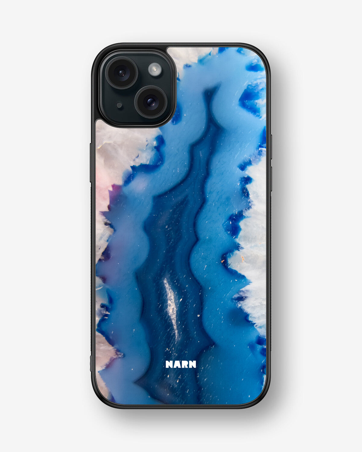 iPhone 15 Plus Hard Case – Blue Agate - View 1